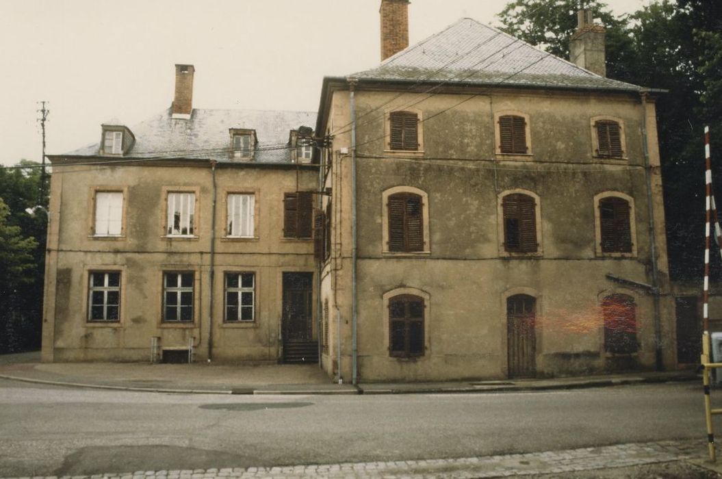 bâtiments de la direction et de logements,façades ouest