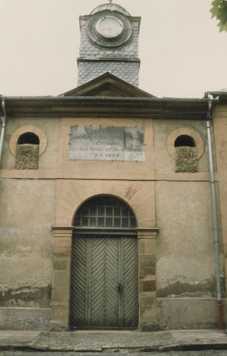 bâtiment du puits salé, façade sud, vue partielle