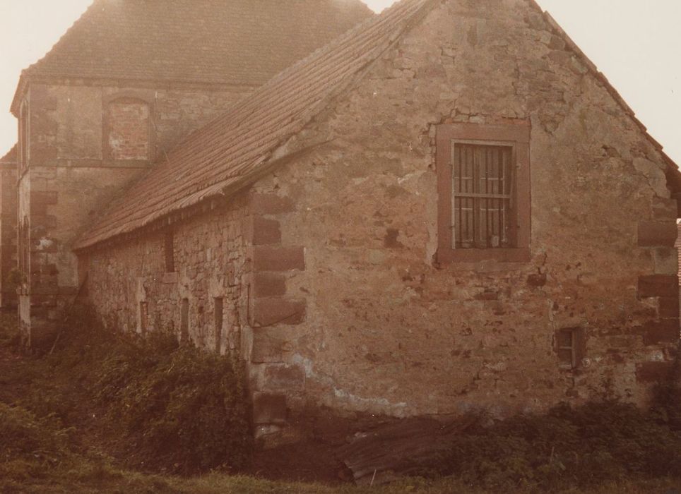 pignon nord des dépendances