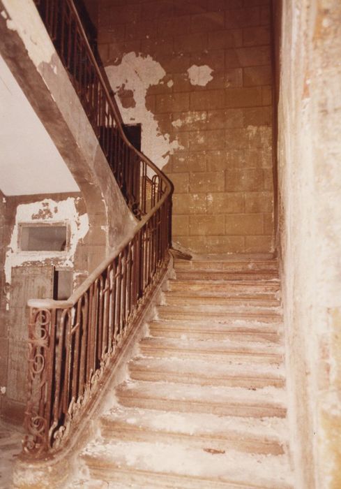 escalier d’honneur, vue partielle