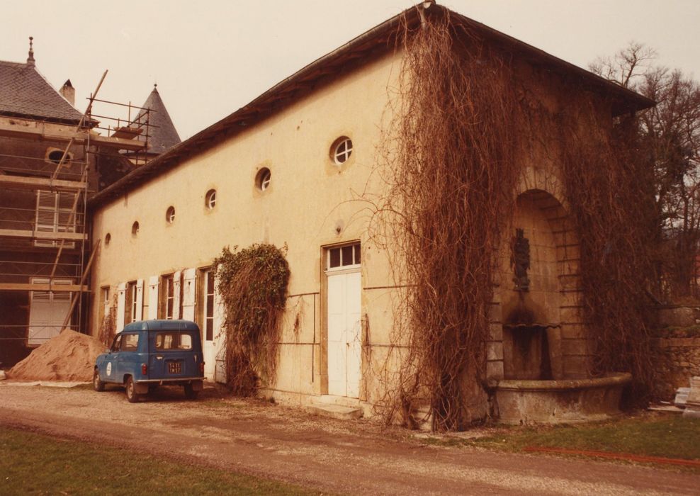 aile nord, façades sud et est