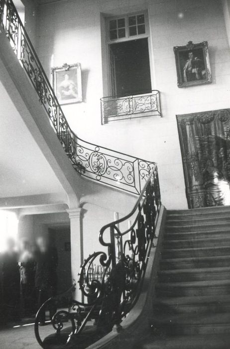 escalier d’honneur, vue générale