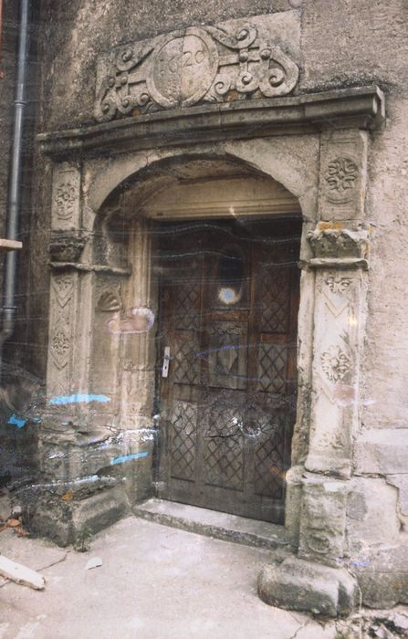 porte d’accès à la tourelle d’escalier