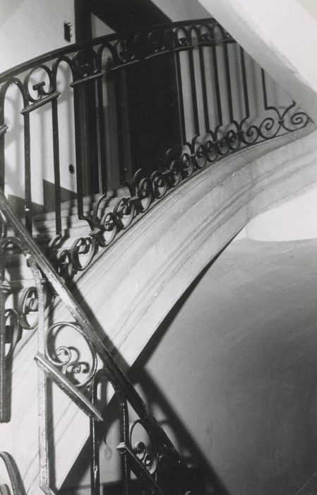 escalier d’honneur, détail de la rampe