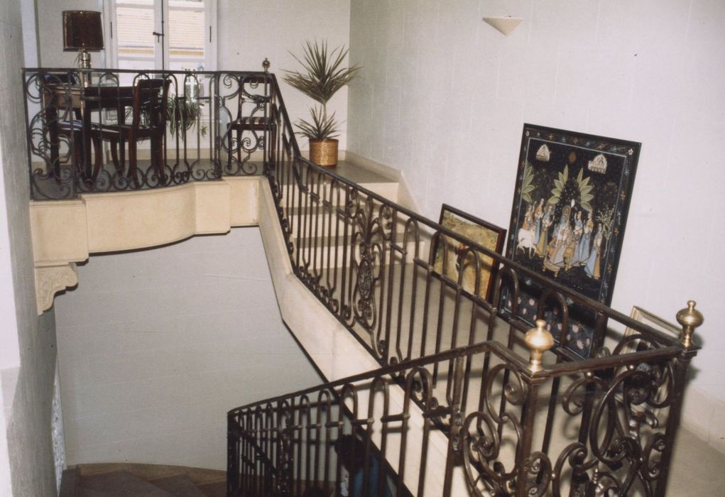 escalier d’honneur, vue partielle