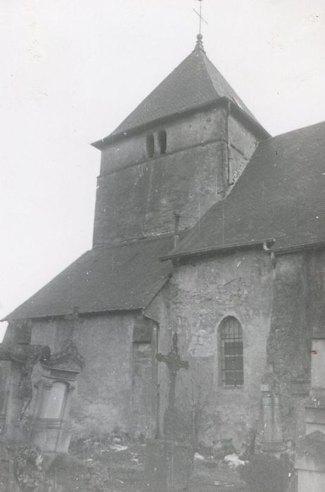 façade latérale nord, vue partielle