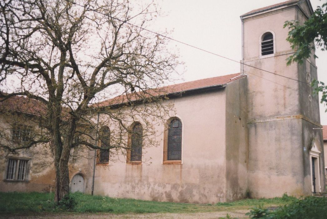 église, façade latérale est