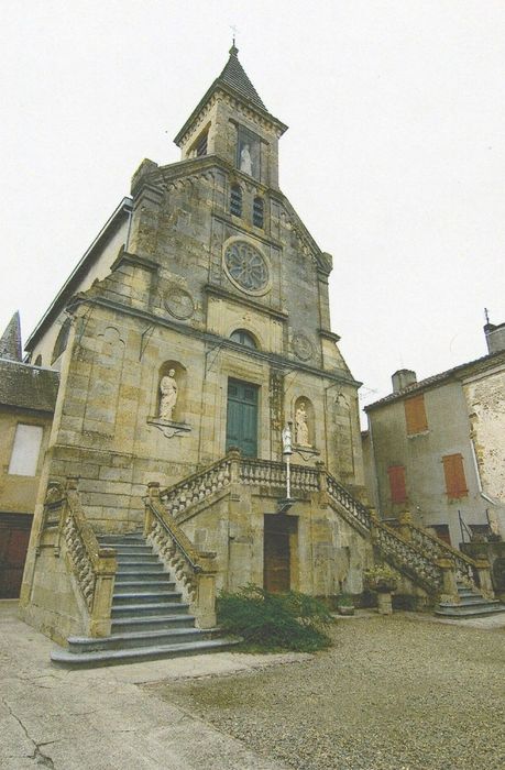 chapelle, façade ouest (photocopie numérisée)