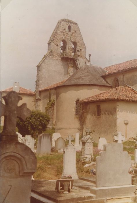 façade latérale sud, vue partielle