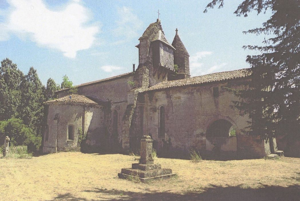 façade latérale nord (photocopie numérisée)