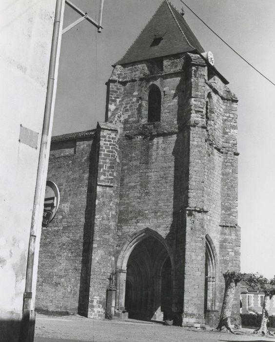 clocher, élévation nord-ouest