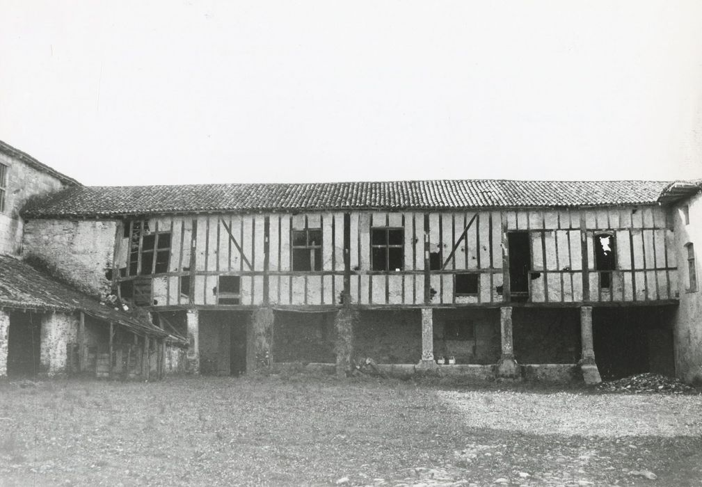 façade est sur cour de l’aile ouest