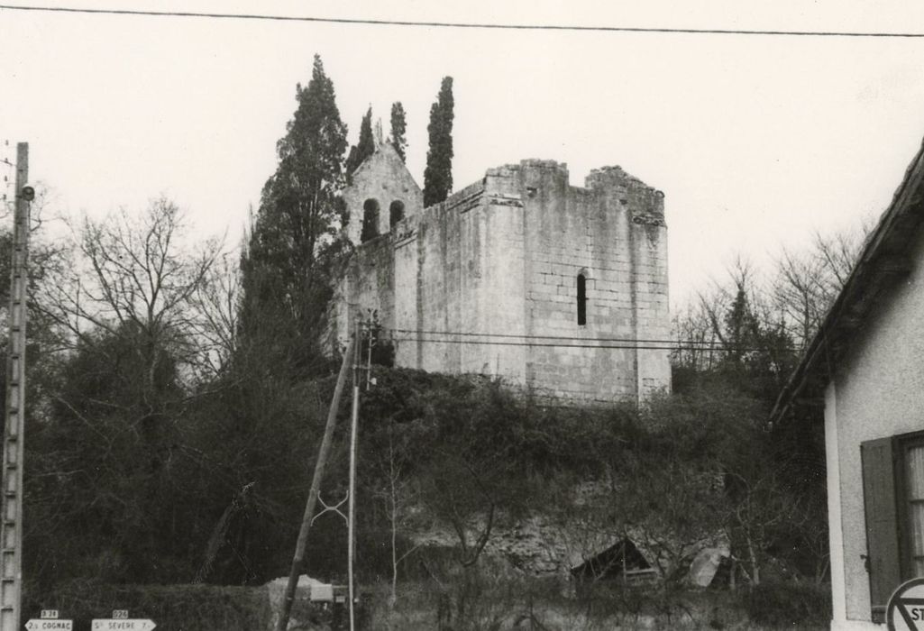 vue partielle des ruines depuis le Sud-Est