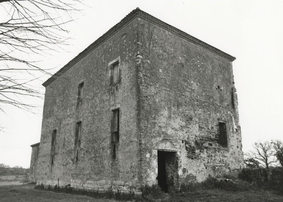 maison forte, façades sud et ouest