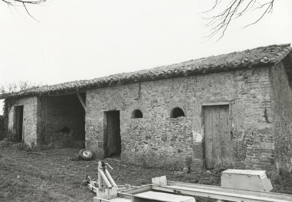 dépendance au sud-ouest de la maison forte, façade nord