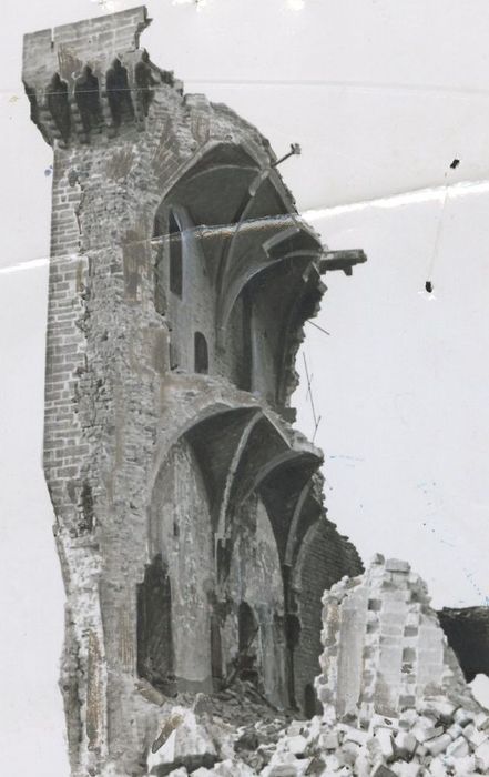 Vue partielle des ruines depuis le Nord-Ouest