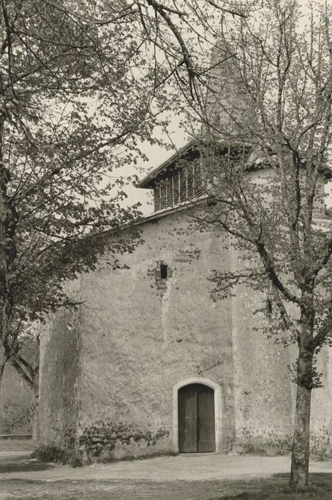 façade latérale sud, vue partielle