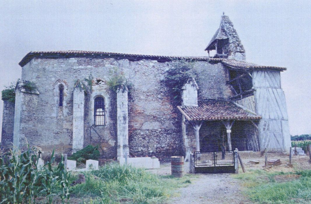 façade latérale nord (photocopie numérisée)