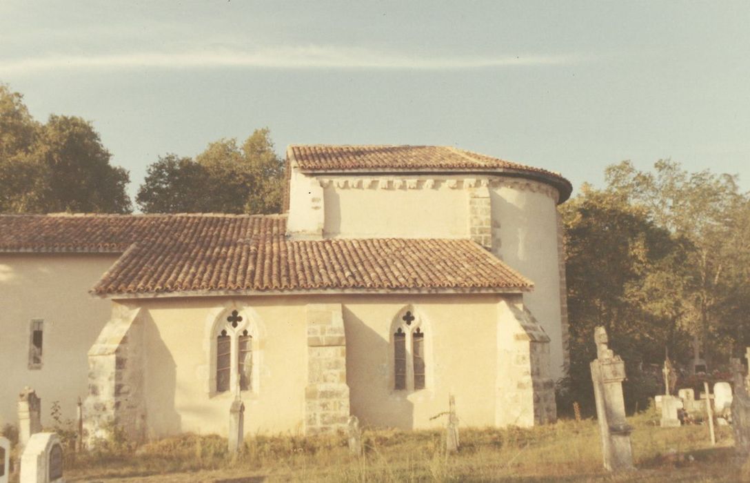 façade latérale sud, vue partielle