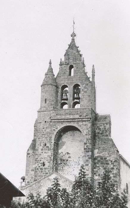 façade ouest, vue partielle