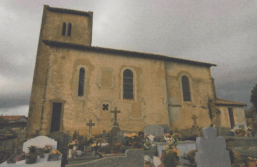 façade latérale sud (photocopie numérisée)