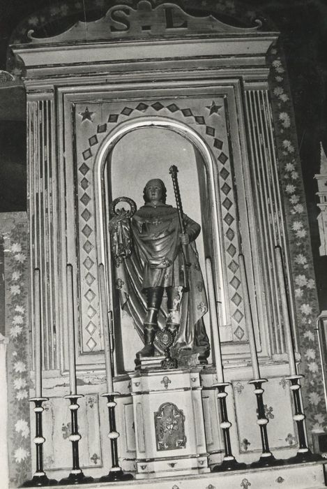 statue : Saint Louis sous les traits de Louis XV