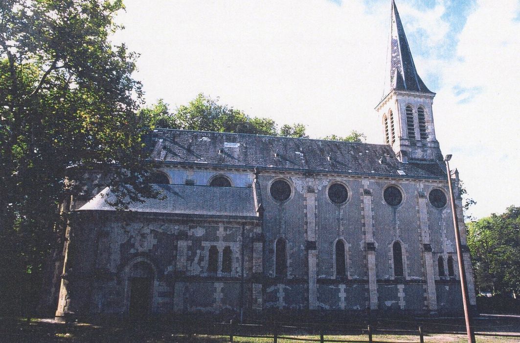 façade latérale nord (photocopie numérisée)