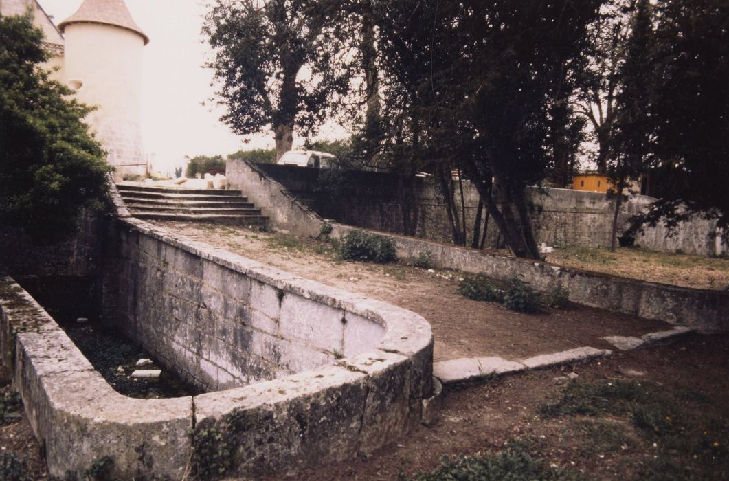 parc, escalier conduisant au jardin nord