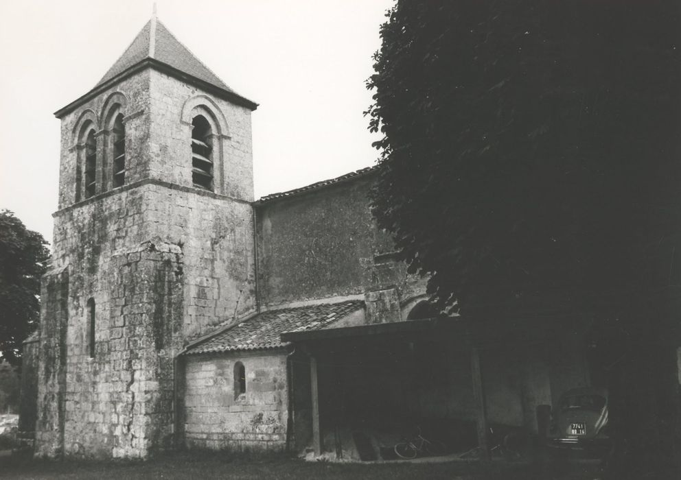 clocher, élévations sud et est