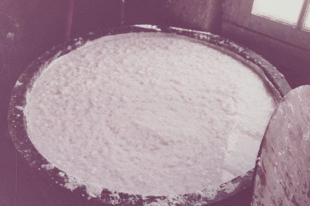 pâte de chiffon obtenue après le broyage