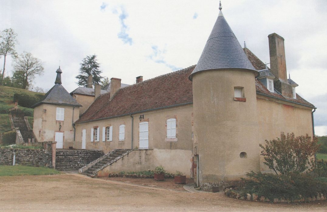aile ouest, façade ouest (photocopie numérisée)