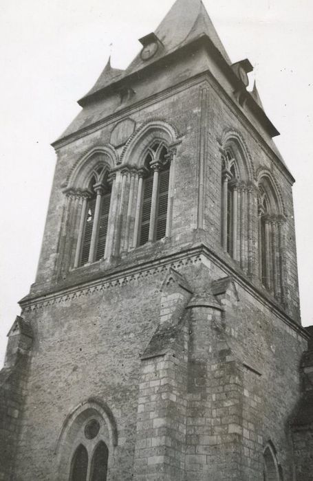 clocher, élévation nord et ouest