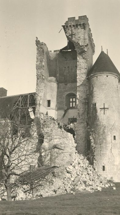 donjon, élévation ouest