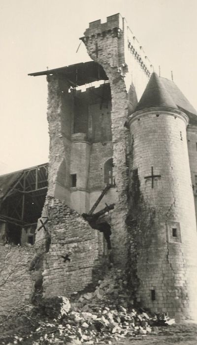 donjon, élévation ouest