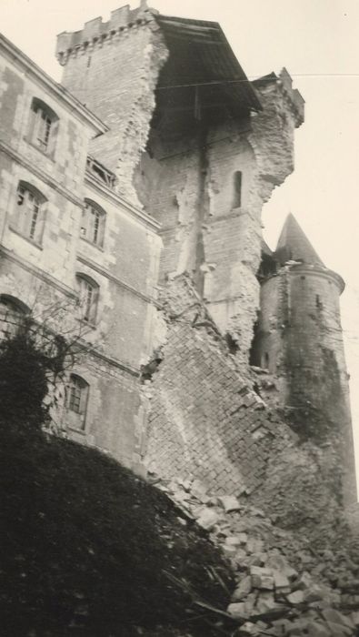 donjon, élévation ouest