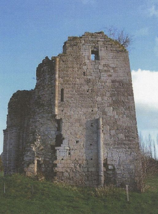 vue partielle des vestiges (photocopie numérisée)