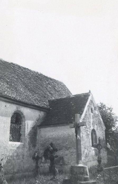 Façade latérale sud, vue partielle