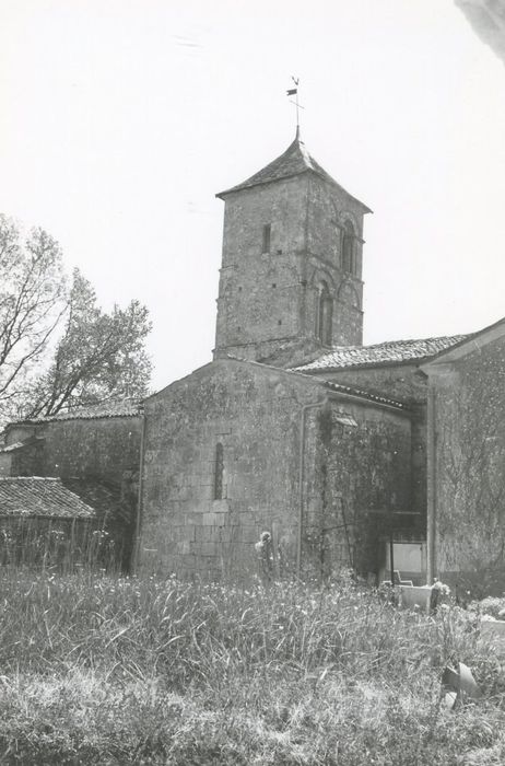 façade latérale nord, vue partielle