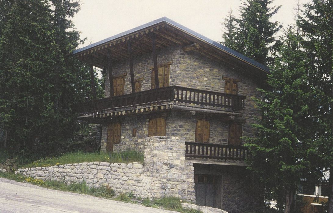 vue générale du chalet (photocopie numérisée)