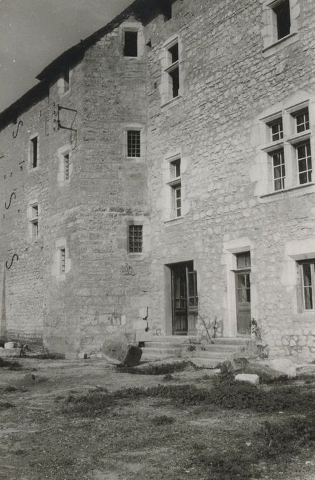 façade ouest, vue partielle