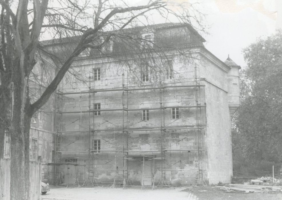 bâtiment abbatial, aile en retour, façade nord