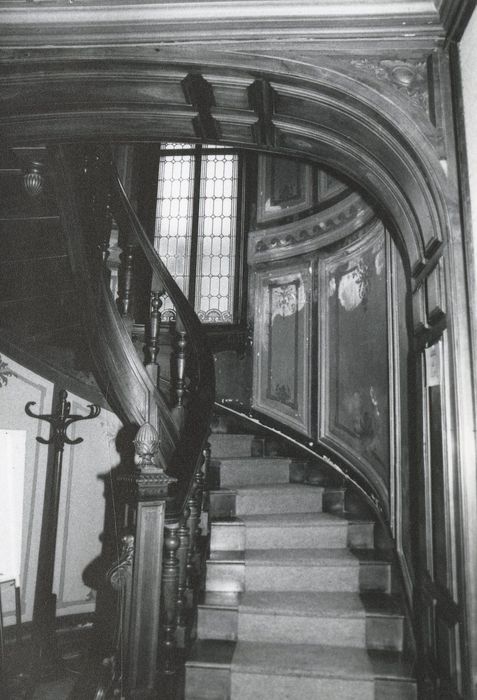 Escalier d’honneur, vue partielle