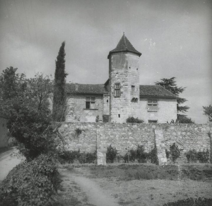 vue générale du château dans son environnement depuis le Sud