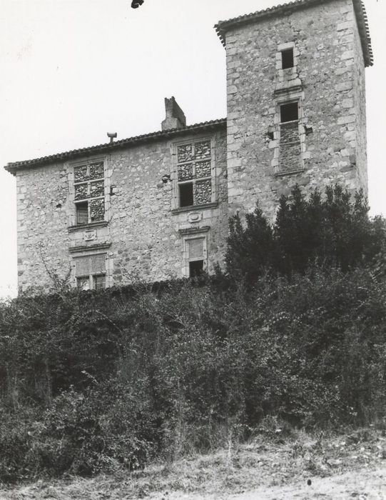 façade ouest, vue partielle