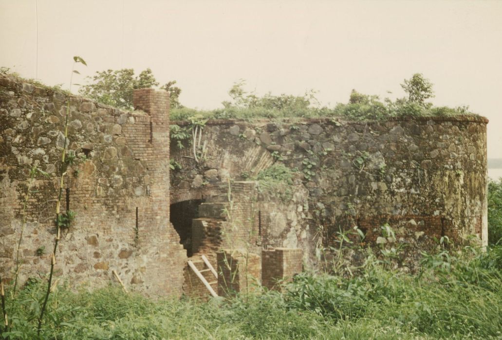 mur extérieur sud-ouest