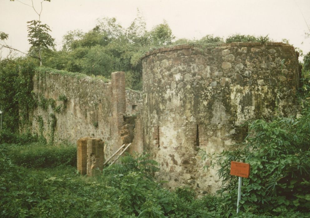 mur extérieur sud-ouest