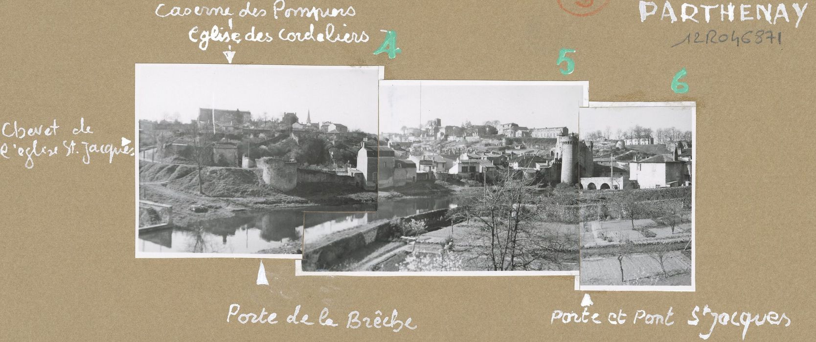 vue générale des remparts depuis le pont neuf 