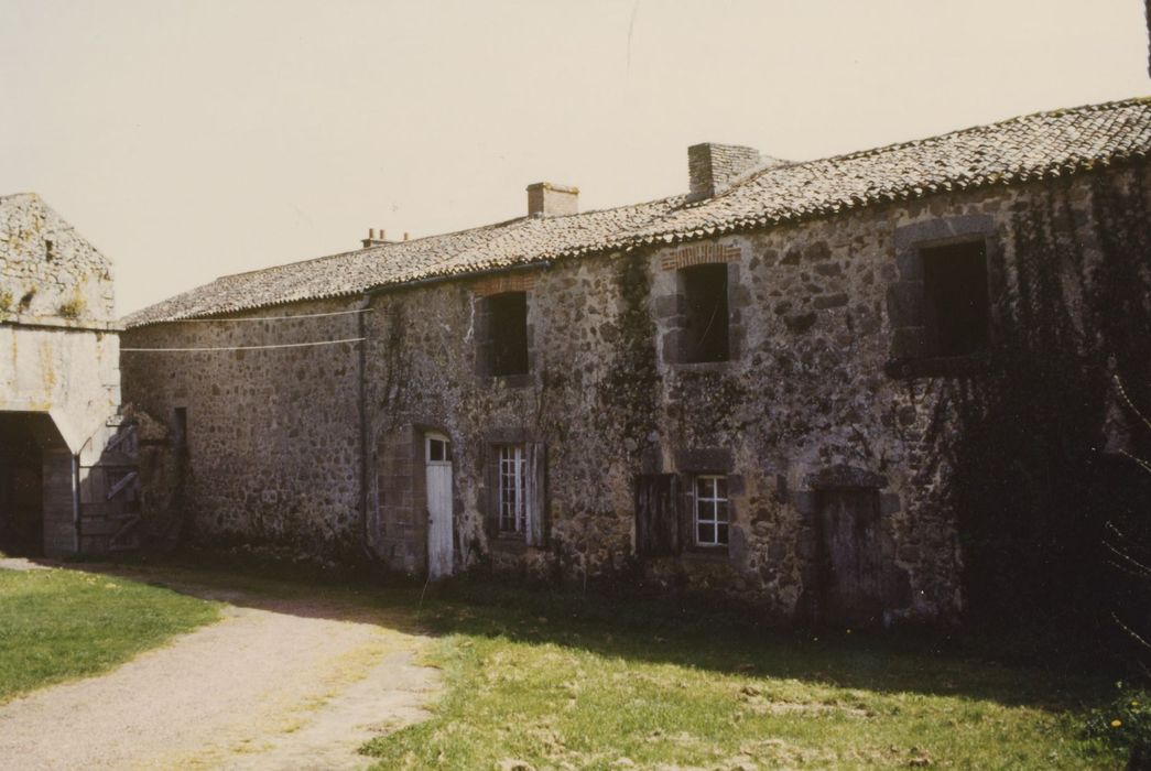 bâtiments annexes, façade nord-ouest