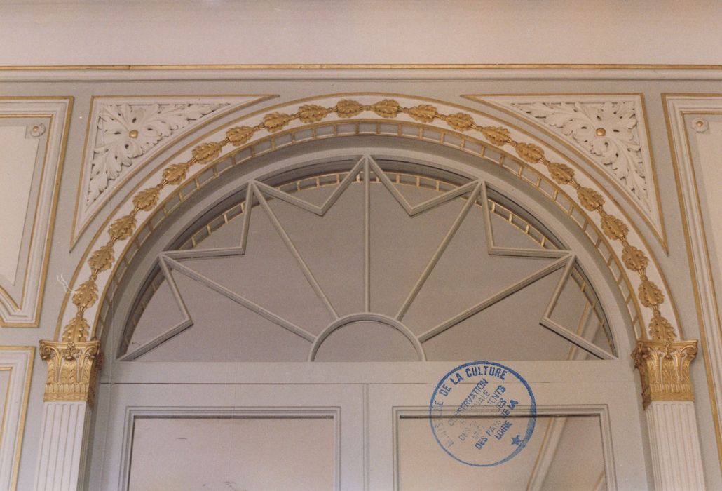 grand salon, détail du décor