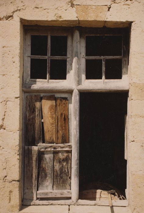 orangerie, façade sud, détail d’une baie